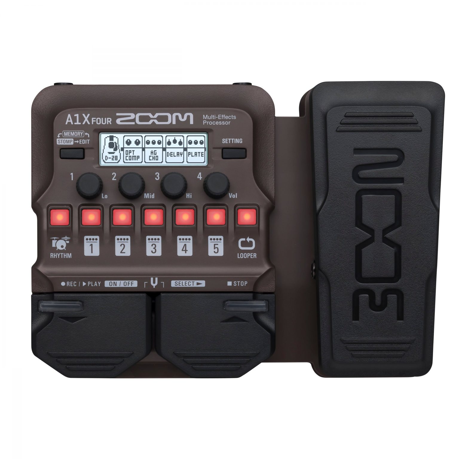 ZOOM A1X FOUR Multi-Effects Pedal – Knight Music Malta