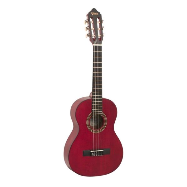 Valencia 200 Series 1/2 Size Classical Guitar – Trans Wine Red