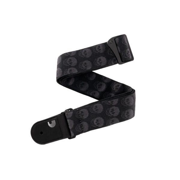 D'Addario Skulls Black Tubular - 50TB00