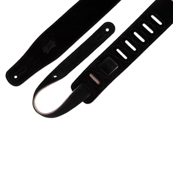 Levy's - Leathers Suede Guitar Strap - MS26-BLK 2 1/2" - Image 2