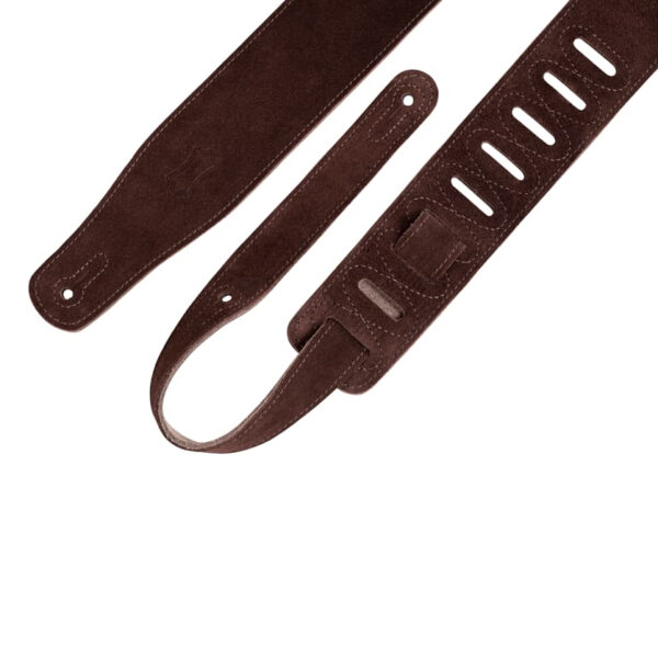 Levy's - Leathers Suede Guitar Strap - MS26-BRN 2 1/2" - Image 3