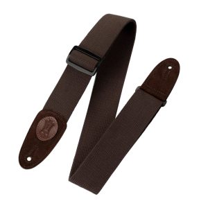 Levy's Leathers MSSC8-BRN 2" Signature Series Cotton Guitar Strap
