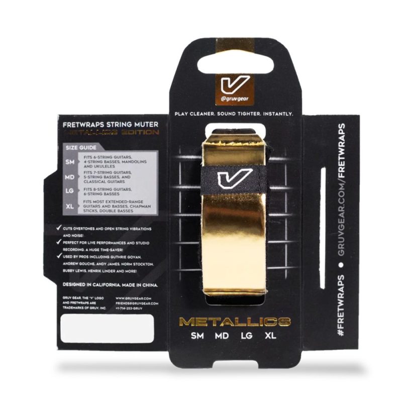 Gruv Gear FretWraps Metallics Edition - Gold - Medium