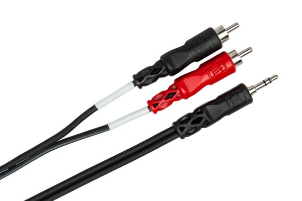 Hosa Stereo Breakout 3.5 mm TRS to Dual RCA - 6ft - Image 2