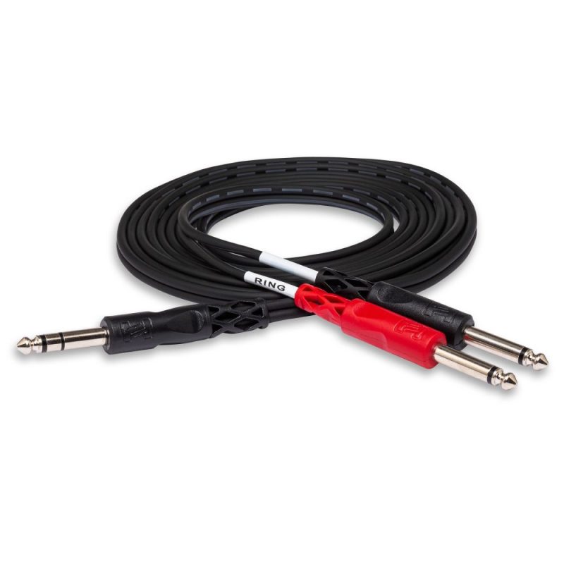 Hosa Insert Cable 1/4 in TRS to Dual 1/4 in TS