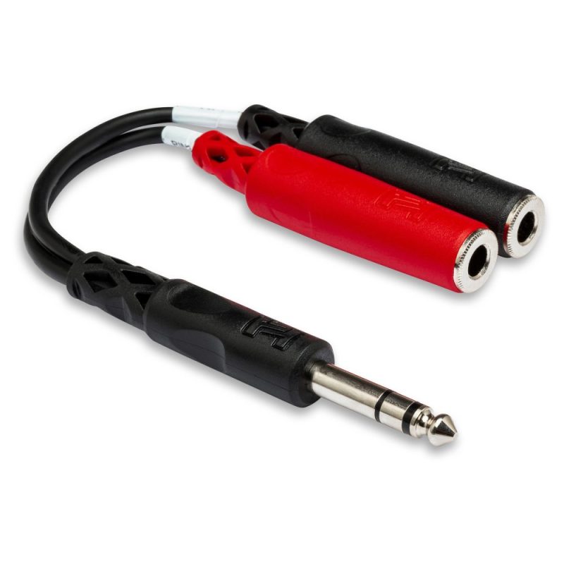 Hosa Stereo Breakout 1/4 in TRS to Dual 1/4 in TSF