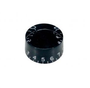 Boston speed knob (hatbox), transparent black
