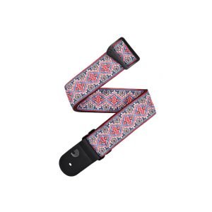 D’addario Eco Comfort Persian Woven Guitar Strap, White